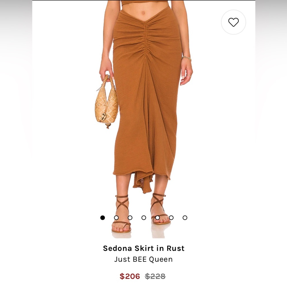 Just BEE Queen Sedona Skirt Rust